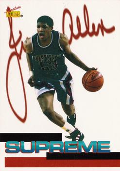 1996 Signature Rookies Supreme #21 Jerome Allen Front