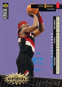1996-97 Collector's Choice French - You Crash the Game Scoring Gold #C22 Clifford Robinson  Front