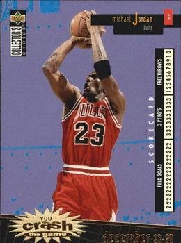 1996-97 Collector's Choice French - You Crash the Game Scoring Gold #C30 Michael Jordan  Front