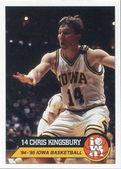 1994-95 Iowa Hawkeyes #NNO Chris Kingsbury Front
