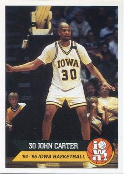 1994-95 Iowa Hawkeyes #NNO John Carter Front