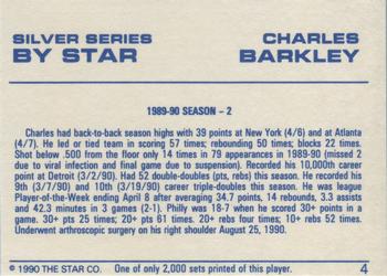 1990-91 Star Silver Series #4 Charles Barkley Back