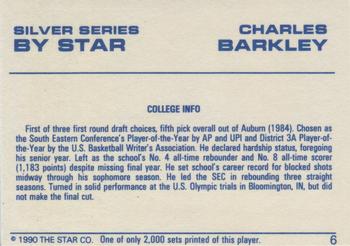 1990-91 Star Silver Series #6 Charles Barkley Back