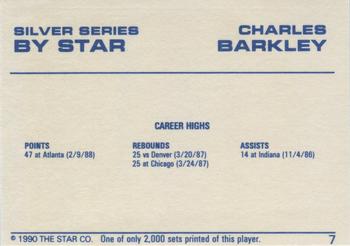 1990-91 Star Silver Series #7 Charles Barkley Back