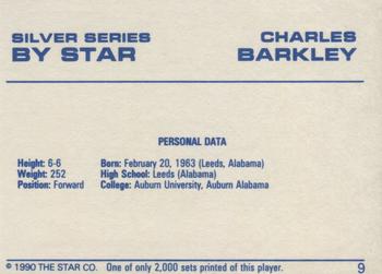1990-91 Star Silver Series #9 Charles Barkley Back