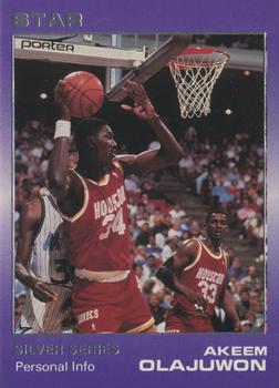 1990-91 Star Silver Series #18 Akeem Olajuwon Front