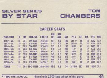 1990-91 Star Silver Series #46 Tom Chambers Back