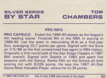 1990-91 Star Silver Series #50 Tom Chambers Back