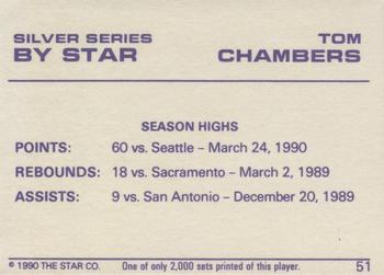 1990-91 Star Silver Series #51 Tom Chambers Back