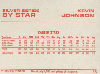 1990-91 Star Silver Series #55 Kevin Johnson Back