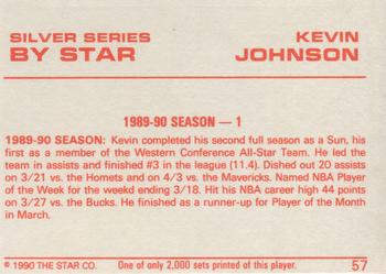 1990-91 Star Silver Series #57 Kevin Johnson Back