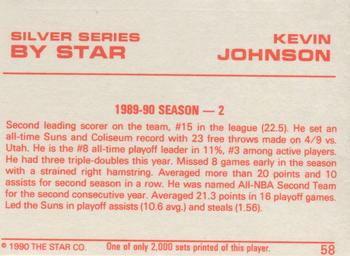 1990-91 Star Silver Series #58 Kevin Johnson Back