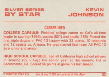 1990-91 Star Silver Series #60 Kevin Johnson Back