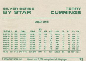 1990-91 Star Silver Series #73 Terry Cummings Back