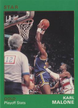 1990-91 Star Gold #47 Karl Malone Front