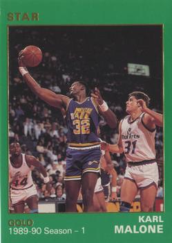 1990-91 Star Gold #49 Karl Malone Front