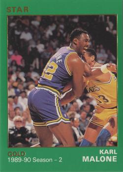 1990-91 Star Gold #50 Karl Malone Front