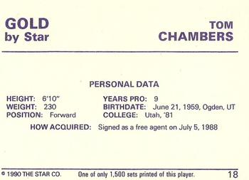 1990-91 Star Gold #18 Tom Chambers Back