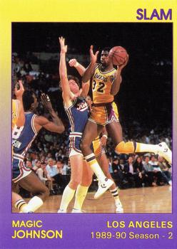 1990-91 Star Slam #5 Magic Johnson Front