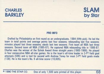 1990-91 Star Slam #68 Charles Barkley Back