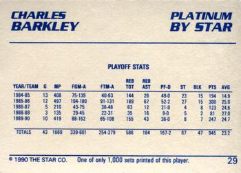 1990-91 Star Platinum #29 Charles Barkley Back