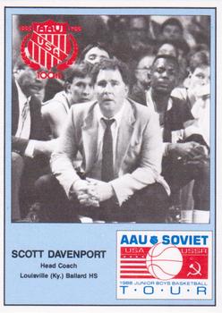 1988 Wildcat News AAU Soviet Tour #2 Scott Davenport Front