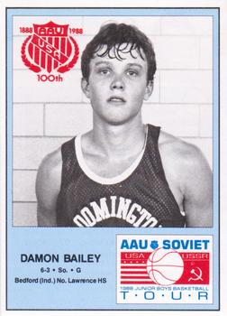 1988 Wildcat News AAU Soviet Tour #5 Damon Bailey Front
