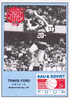 1988 Wildcat News AAU Soviet Tour #9 Travis Ford Front