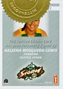 2015 Rittenhouse WNBA - Rookie Autographs #NNO Kaleena Mosqueda-Lewis Back