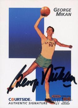 1992 Courtside Flashback - Autographs #26 George Mikan Front