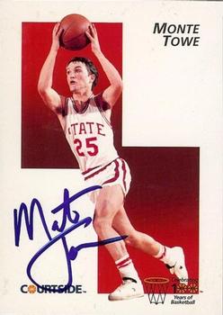 1992 Courtside Flashback - Autographs #39 Monte Towe Front