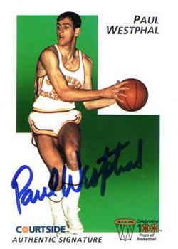 1992 Courtside Flashback - Autographs #42 Paul Westphal Front