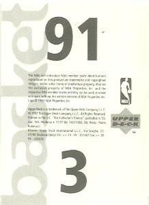 1997-98 Upper Deck NBA Stickers (European) #3 / 91 Eastern Conference Logo / Phoenix Suns Logo Back