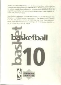 1997-98 Upper Deck NBA Stickers (European) #10 Robert Pack Back