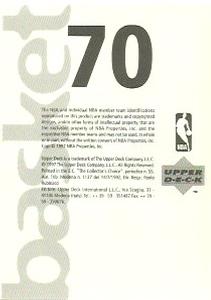 1997-98 Upper Deck NBA Stickers (European) #70 Minnesota Timberwolves Logo Back