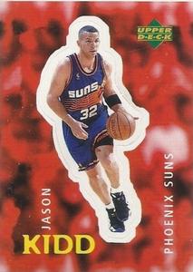 1997-98 Upper Deck NBA Stickers (European) #83 Jason Kidd Front
