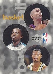 1997-98 Upper Deck NBA Stickers (European) #88 / 153 / 235 Jason Kidd / Greg Anthony / Travis Best Front