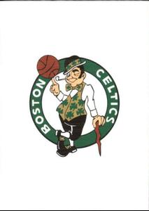 1997-98 Upper Deck NBA Stickers (European) #189 Boston Celtics Logo Front