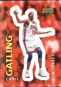 1997-98 Upper Deck NBA Stickers (European) #271 Chris Gatling Front