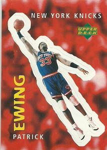 1997-98 Upper Deck NBA Stickers (European) #285 Patrick Ewing Front