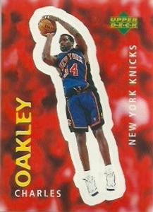 1997-98 Upper Deck NBA Stickers (European) #287 Charles Oakley Front