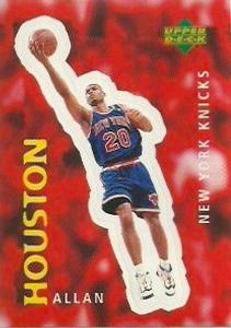 1997-98 Upper Deck NBA Stickers (European) #288 Allan Houston Front