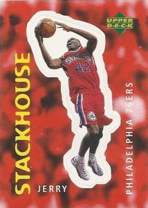 1997-98 Upper Deck NBA Stickers (European) #306 Jerry Stackhouse Front