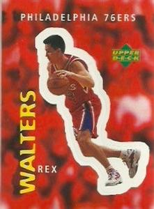 1997-98 Upper Deck NBA Stickers (European) #307 Rex Walters Front