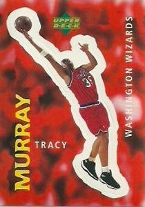 1997-98 Upper Deck NBA Stickers (European) #328 Tracy Murray Front