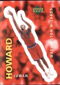 1997-98 Upper Deck NBA Stickers (European) #329 Juwan Howard Front