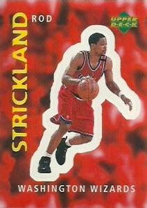 1997-98 Upper Deck NBA Stickers (European) #330 Rod Strickland Front