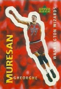 1997-98 Upper Deck NBA Stickers (European) #331 Gheorghe Muresan Front
