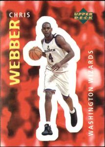 1997-98 Upper Deck NBA Stickers (European) #332 Chris Webber Front
