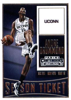 2015 Panini Contenders Draft Picks #5 Andre Drummond Front